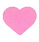  Heart with Name Pink Glitter Vinyl
